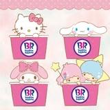 日单sanrio Kitty melody 双子星 大耳狗 冰淇淋 防水透明包