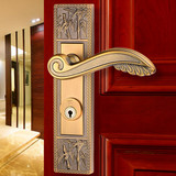 顶固中式门锁三件套室内门锁卧室房门锁 梅兰竹菊系列XL868818竹