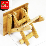 楠竹折叠凳子实木儿童便携式折叠凳椅可折叠凳小板凳成人矮凳家用