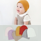 波米麻麻韩国正品代购儿童帽子宝宝套头帽婴儿纯棉护耳春秋帽子