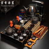 茶具套装特价整套电磁炉实木茶盘陶瓷功夫紫砂茶杯茶壶茶道