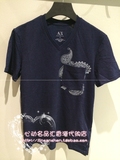 心动香港75折代购ARMANI阿瑪尼AX系列专柜2015秋款男装T恤K6M634