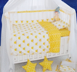 cp婴儿床品七套件 婴儿床上用七件套 宝宝床围 被子纯棉布料床单