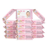 亲亲我婴儿手口湿巾25片15包装宝宝专用湿纸巾新生儿护肤携带方便