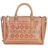 Versace Jeans女包意大利正品代购2016杏色镂空单肩斜跨手提包