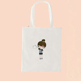 原创韩国帆布包单肩包手提包环保袋购物袋简约猫咪女学生书包拉链