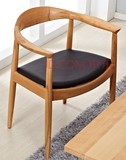 纯实木椅/电脑椅/书椅/办公椅/圈椅 现代简约书房家具 J028餐椅