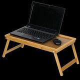 简单家用折叠笔记本电脑桌楠竹制床上用小桌子懒人桌休闲阅读桌