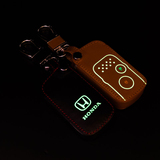本田新款CRV歌诗图夜光钥匙包  新款改装智能真皮钥匙保护包套