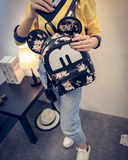 韩版铆钉儿童书包 休闲旅行包 时尚米奇双肩背包小学生男女孩潮包