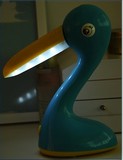新奇特USB充电LED台灯床头灯节能壁灯小夜灯创意可爱小天鹅小夜灯