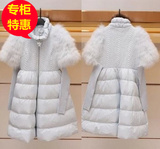 卓雅2015冬季新款正品代购中长款羽绒服时尚风衣外套女H1600104