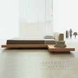 现代简约韩式日式双人床 1.8米布艺床钢琴烤漆板式榻榻米婚床定做