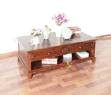 (全松发AET003)Montclair美式咖啡桌/美式实木定制家具