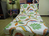 纯棉床品帆布四季布麻布 2.4米宽沙发 床单布料 清仓处理免费加工