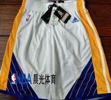 正品NBA勇士队30号库里篮球裤SW新版 11号汤普森短裤运动裤子白色