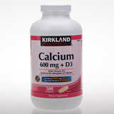 美国Kirkland钙片 柯可兰Calcium D3成人中老年补钙600mg*500粒装