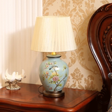 复古古典欧式陶瓷台灯 卧室床头灯客厅装饰摆设 家居装饰品摆件