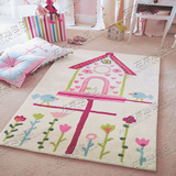 时尚卡通儿童宜家地毯客厅茶几沙发地毯卧室床边手工腈纶地毯定制