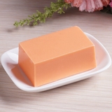 手工DIY巧克力原料 MOMOI纯可可脂 烘焙专用块橙色香橙味100g原装