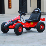 新款儿童电动车可坐双人座椅宝宝遥控摆汽车双驱四轮越野玩具童车