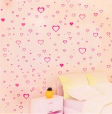 墙贴浪漫爱心客厅婚房装饰 卧室床头背景墙浪漫温馨贴花墙壁贴纸