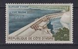 科特迪瓦 邮票 1961年 水坝 大坝 建筑 风光 雕刻版 1全 全品