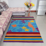 可定制特价手工腈纶地毯 加密型客厅茶几卧室床前儿童房卡通地毯