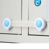 加长宝宝防护安全锁 儿童婴儿安全锁门窗户抽屉柜门冰箱锁扣 2个