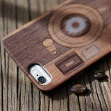 苹果莱卡M9 iphone 6 6s 5s plus实木质手机壳 SE保护套超薄I6套