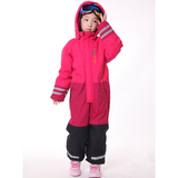 北欧儿童连体滑雪服套装 防风防雨 男女童户外冲锋衣 抗零下30度