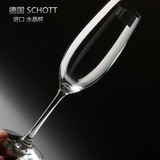 德国SCHOTT肖特无铅水晶玻璃红酒杯高脚杯香槟杯气泡酒杯甜酒杯