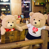 正版ted贱熊美国电影会说话的泰迪熊 毛绒玩具娃娃抱抱熊生日礼物