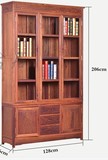 红木书柜刺猬紫檀素面书橱中式书架花梨木明式文件玻璃柜书房家具