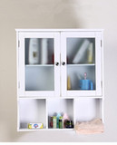 2015新款热卖厨房壁柜木制挂柜卫生间防潮储物柜玻璃收纳柜置物柜