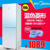 Midea/美的 BCD-190CM(E) 小冰箱双门两门冰箱冷藏冷冻节能家用