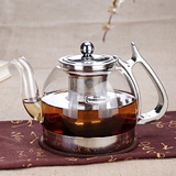 电磁炉用透明茶壶玻璃过滤煮茶壶 花茶茶壶烧水茶壶加热茶具包邮