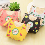 韩国创意可爱小清新水果西瓜造型迷你帆布艺零钱包硬币包女包