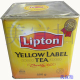 两罐1邮费进口立顿黄牌精选红茶500g小黄罐锡兰红茶斯里兰卡茶叶