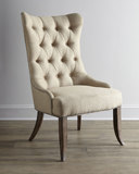 出口美式乡村餐椅布艺棉麻法式实木做旧休闲椅素色单人椅厂家直销