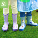 Kocotree韩国儿童男童防滑小孩雨靴环保男款女童水鞋学生中筒雨鞋