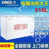 XINGX/星星 BD/BC-518C 冰柜冷柜冷藏冷冻 商用家用/卧式单温顶开