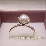 现货 澳洲代购Pandora潘多拉专柜正品925银 优雅珍珠戒指190865P