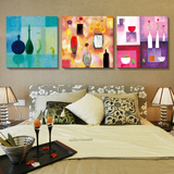 客厅装饰画无框画欧式油画美式壁画抽象挂画餐厅沙发背景墙画B127