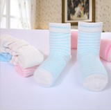小米米婴儿袜子冬款加厚毛巾袜宝宝袜子防滑袜新生儿袜子3双装