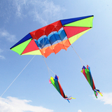 雷达风筝 滑翔机风筝 微风易飞 伞布树脂杆风筝 精工品质 包邮