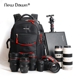 newawn专业单反相机包 摄影包大容量 佳能700d 15.6寸电脑 双肩包