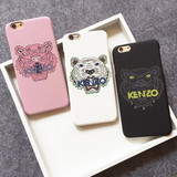 正品Kenzo潮牌虎头iphone6手机壳磨砂kenzo苹果6plus情侣4.7 5.5