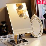 大号方形镜子 台式单面镜梳妆镜高清镜面可旋转 桌面化妆镜