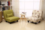 新款简约现代小户型布艺沙发椅单人折叠沙发时尚懒人椅子飘窗特价